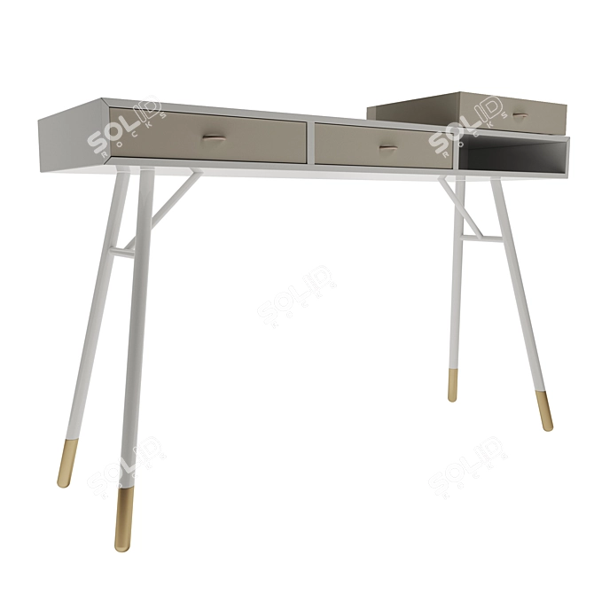 Modern Cupertino Design Console 3D model image 1