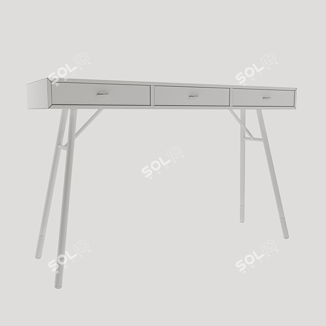 Modern Cupertino Design Console 3D model image 3