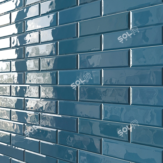 Elegant British Ceramic Tile 3D model image 1