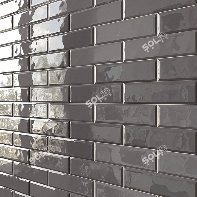 Elegant British Ceramic Tile 3D model image 5