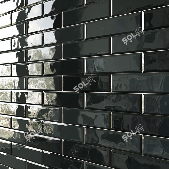 Elegant British Ceramic Tile 3D model image 8