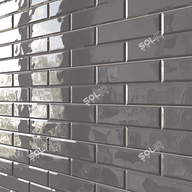 Elegant British Ceramic Tile 3D model image 10