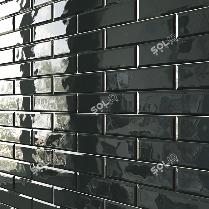 Elegant British Ceramic Tile 3D model image 12