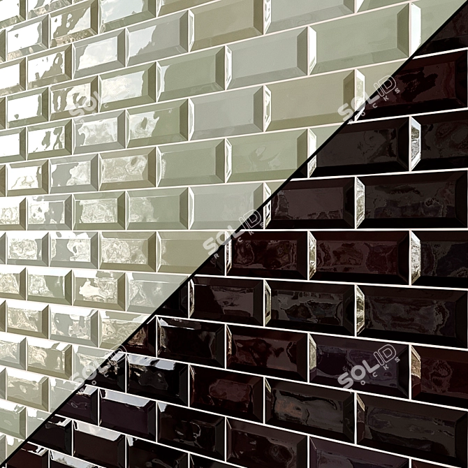 Victorian Metro Ceramic Tiles 3D model image 2