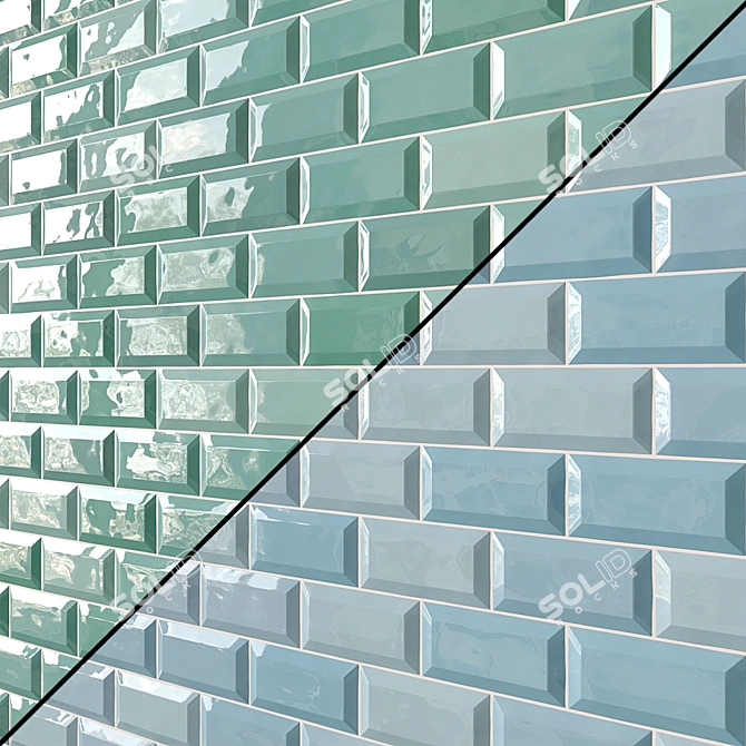 Victorian Metro Ceramic Tiles 3D model image 4