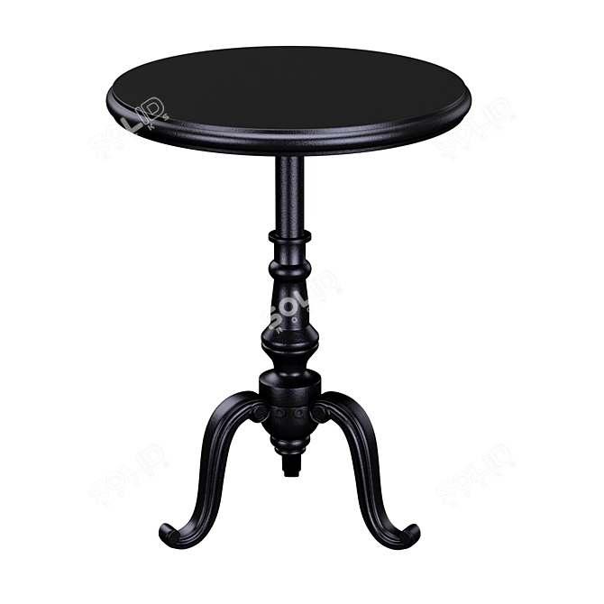 Industrial Loft Crasta Table - Ideal for Cafes & Restaurants 3D model image 3