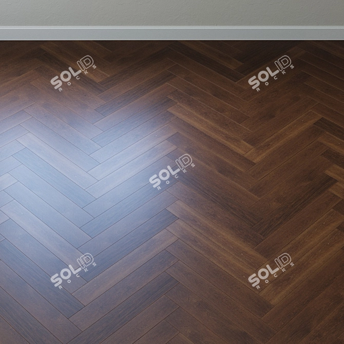 Upofloor Oak Parquet Board 3D model image 3