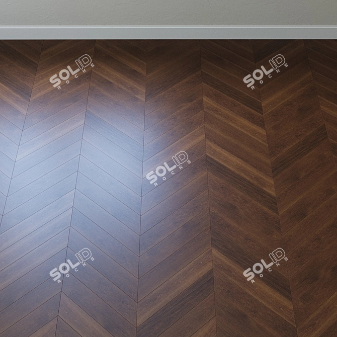 Upofloor Oak Parquet Board 3D model image 4