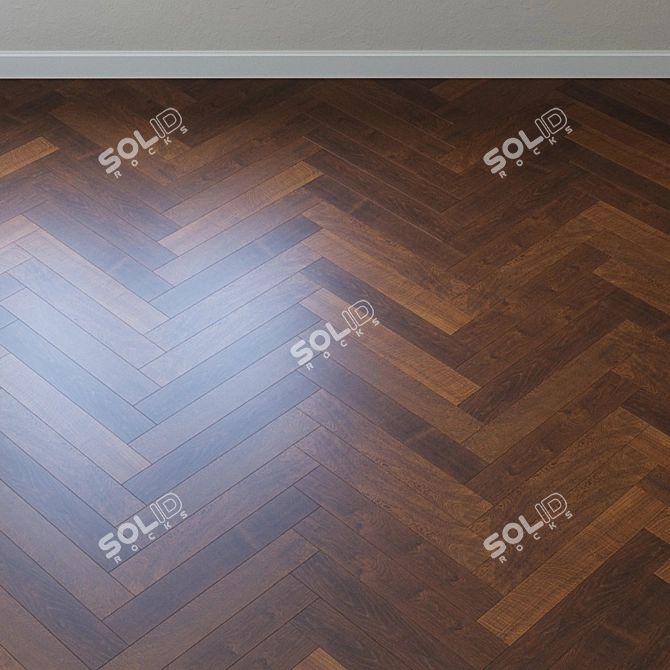 Upofloor Oak Parquet Board 3D model image 3