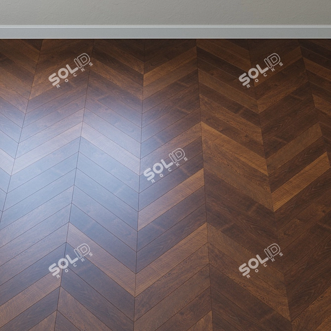 Upofloor Oak Parquet Board 3D model image 4