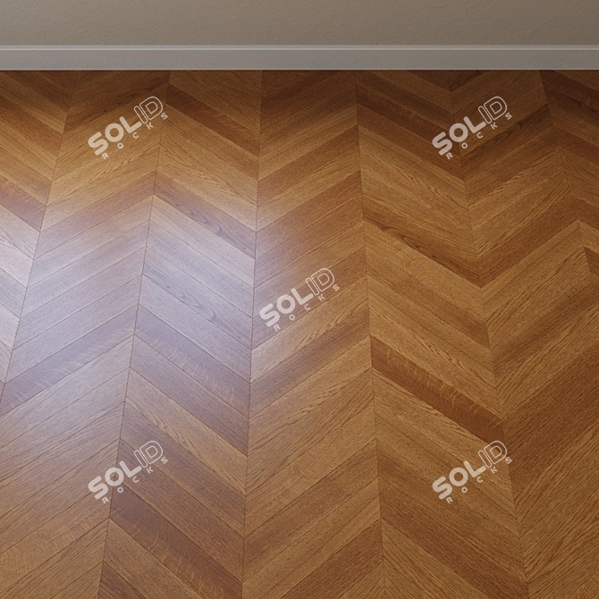 Upofloor Oak Parquet Board 3D model image 3