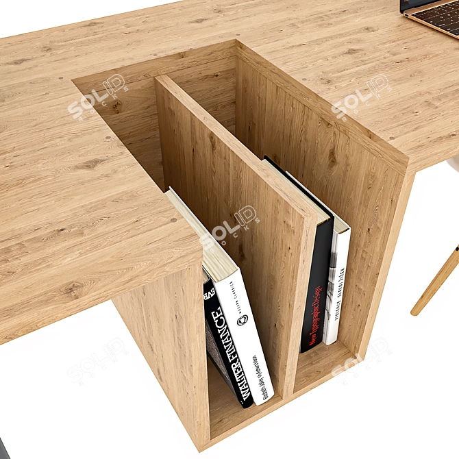 Sturdy Work Table - 2000x600x730mm 3D model image 18