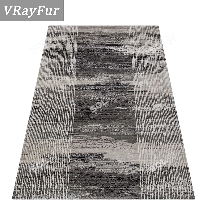 Luxury Rug Set: High-Quality Textures 3D model image 2