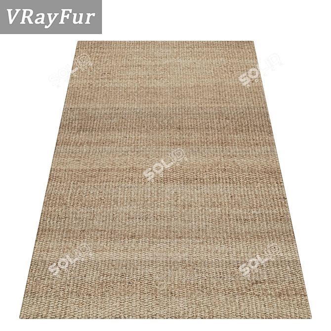 Versatile Carpet Set: High-Quality Textures & Multiple Variations 3D model image 2