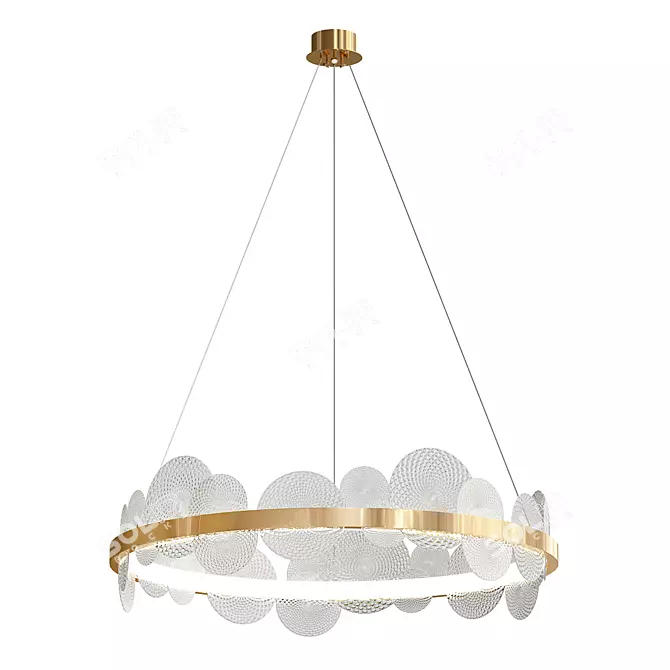 IWHG High-Quality LED Ceiling Light 3D model image 1