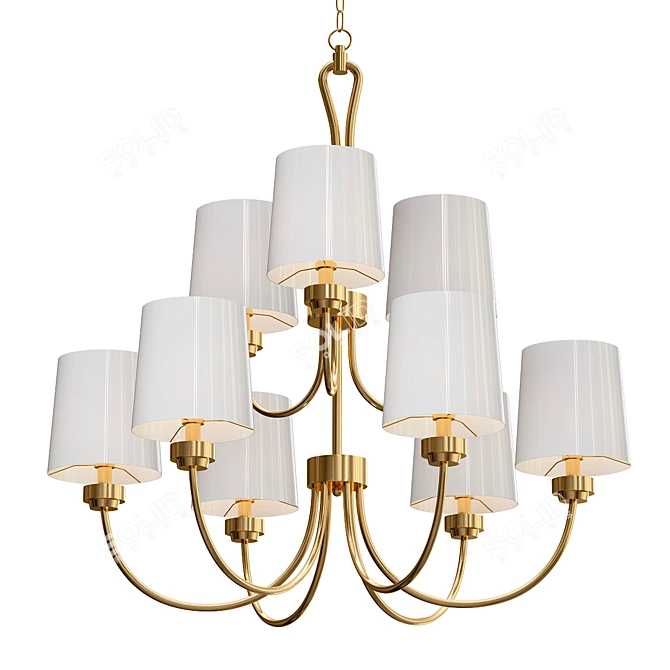 Coastal Living Bimini Chandelier 3D model image 1