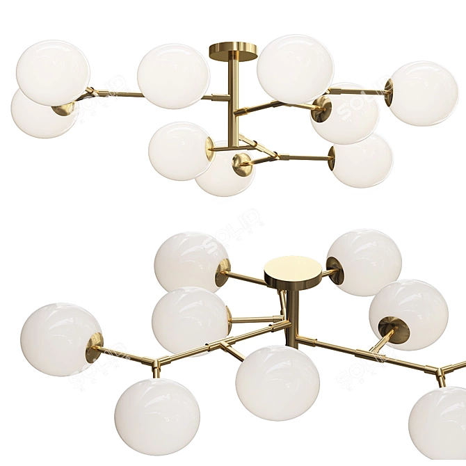 Starry Nights Ceiling Light 3D model image 1