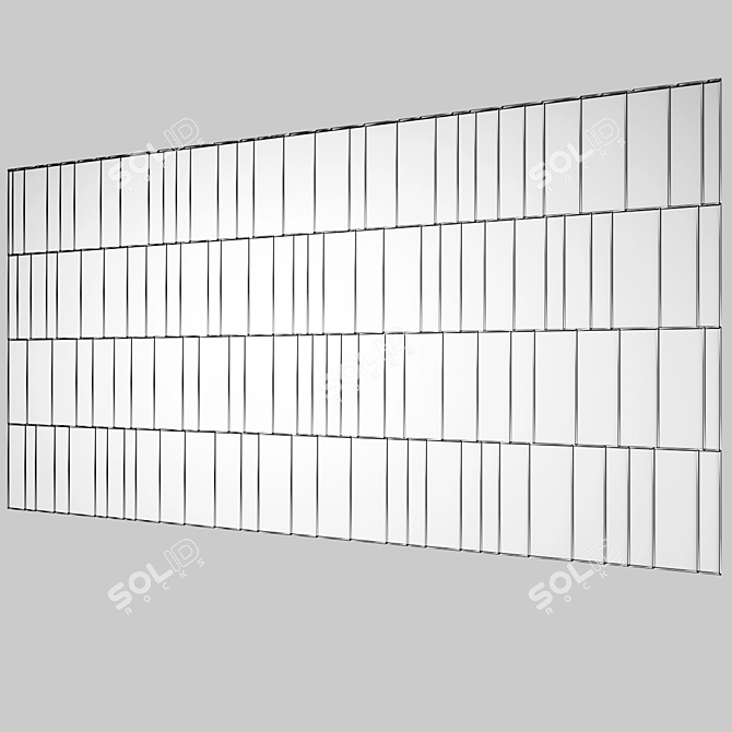 Large Wall Panel - 2550x5000mm 3D model image 2