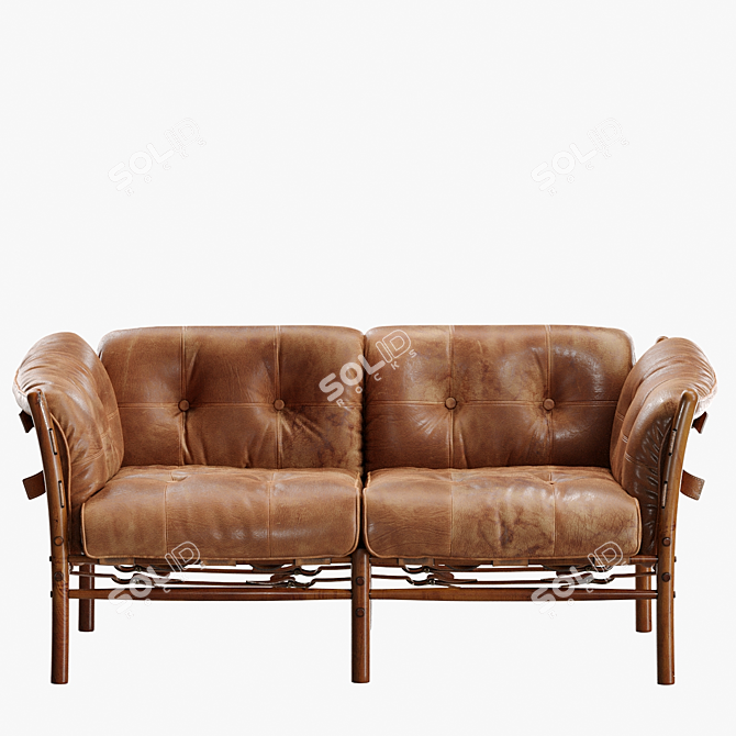 Arne Norell Sofa: Timeless Elegance 3D model image 2