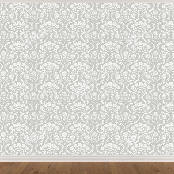 Seamless Wallpaper Set - 3 Colors 3D model image 4