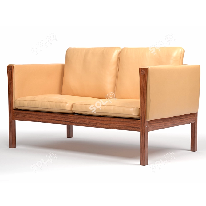 Modern Sofa CH162: 3D Model with Materials & Textures 3D model image 3