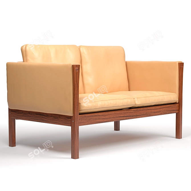 Modern Sofa CH162: 3D Model with Materials & Textures 3D model image 4