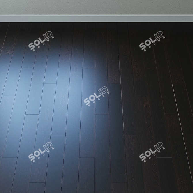 Elegance Oak Parquet Board 3D model image 2