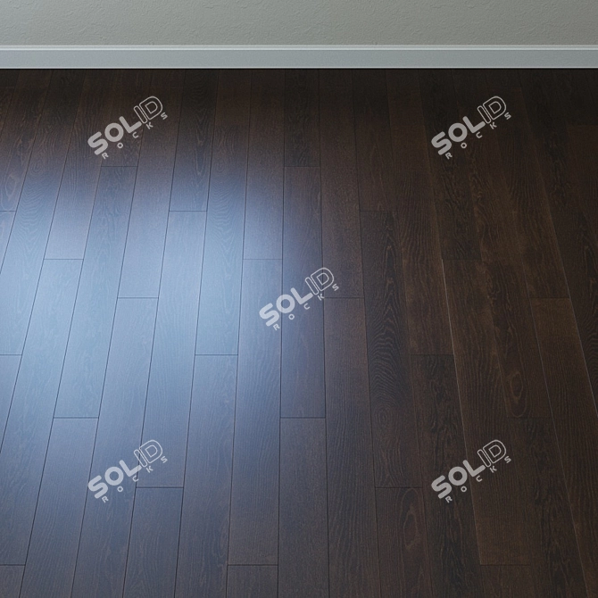 Title: Elegant Oak Parquet Board by Upofloor 3D model image 2