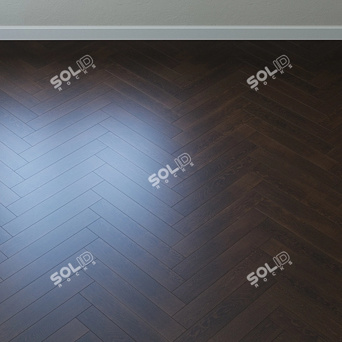 Title: Elegant Oak Parquet Board by Upofloor 3D model image 3