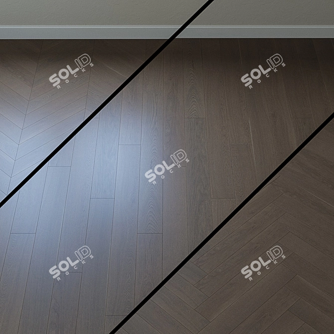 Upofloor Oak Parquet Board 3D model image 1