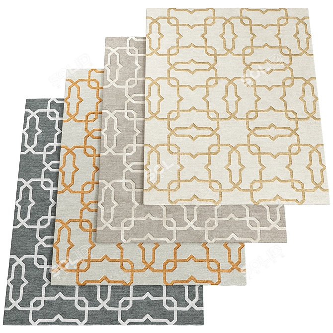 Luxury 132 Carpet, 200x300cm 3D model image 1