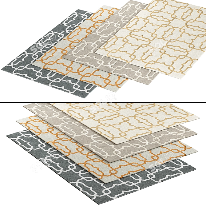 Luxury 132 Carpet, 200x300cm 3D model image 2