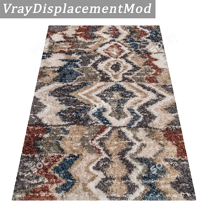 High-Quality Carpets Set 3D model image 3