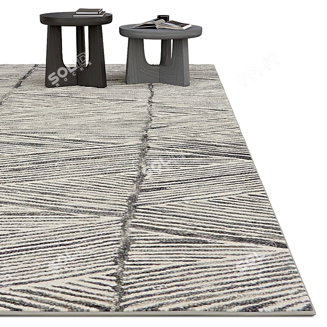 Luxury No. 095 Carpet | Premium Quality 3D model image 2