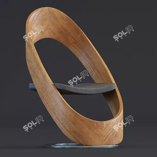 Elegant B&B Italia Chair 3D model image 1