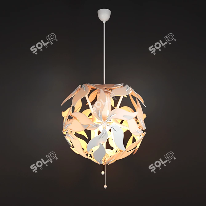 Ramsele Floral Pendant Lamp 3D model image 3