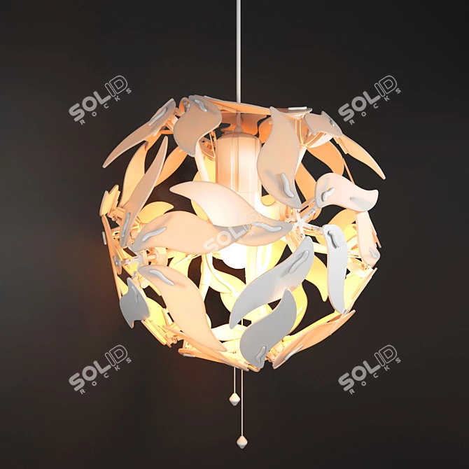 Ramsele Floral Pendant Lamp 3D model image 4