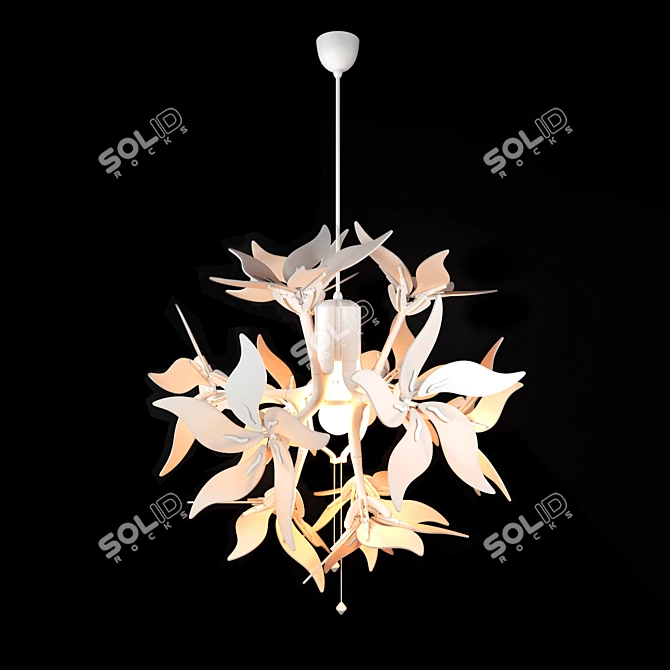 Ramsele Floral Pendant Lamp 3D model image 6