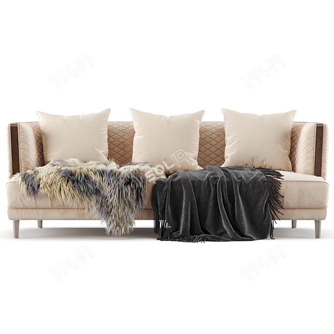 Luxurious Bentley Stamford Sofa 3D model image 7