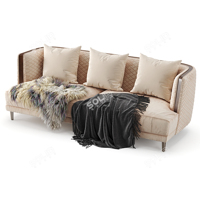 Luxurious Bentley Stamford Sofa 3D model image 10