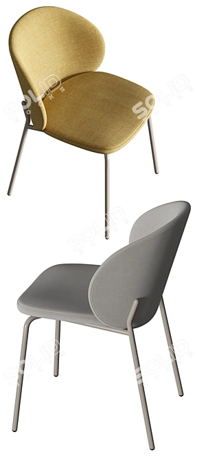 Boconcept Princeton Dining Chair Set 3D model image 2