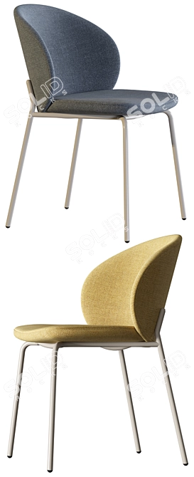 Boconcept Princeton Dining Chair Set 3D model image 3