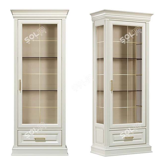 Anna Display Cabinet 3D model image 1