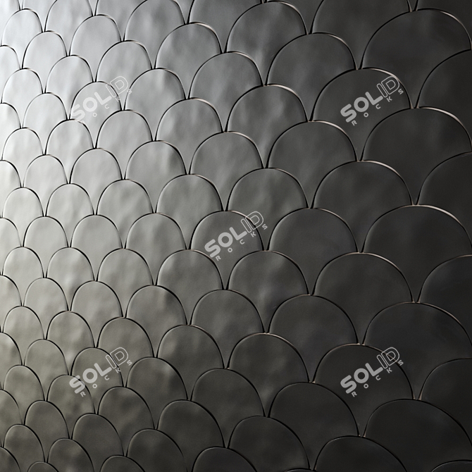 BCT Fan Matte Mosaic Sheet 3D model image 2