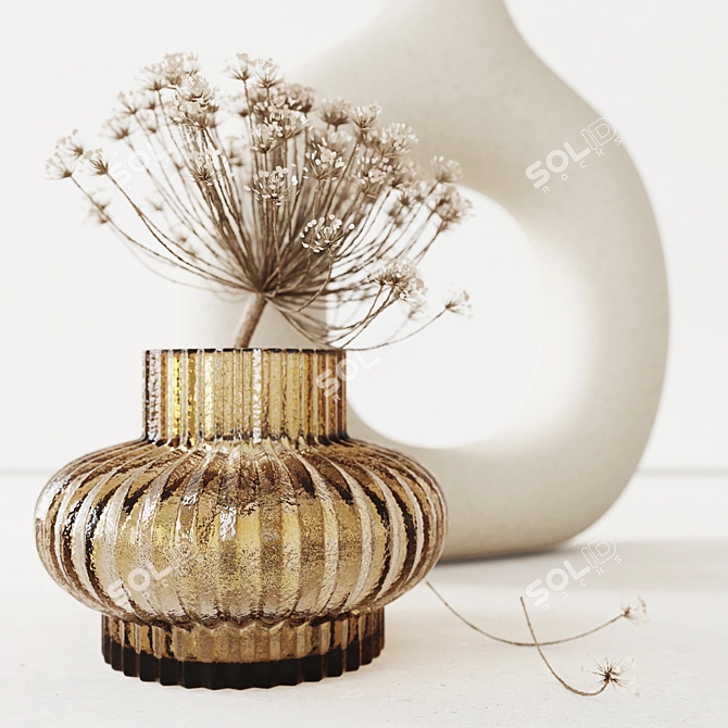 Chic Dry Composition Set 3D model image 2