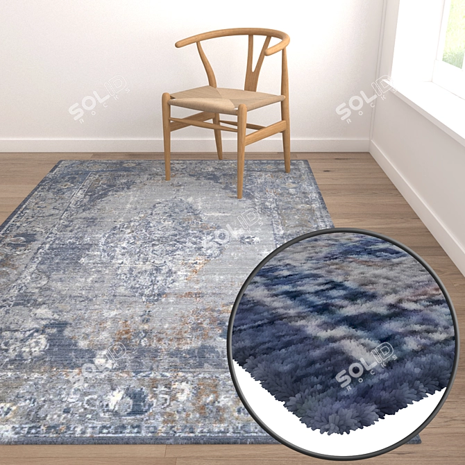 Designer Carpets Collection 3D model image 5