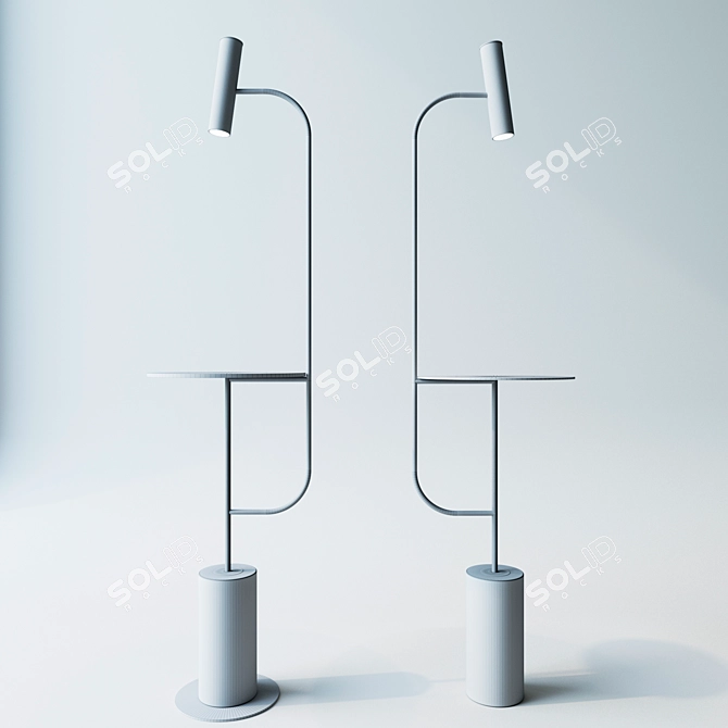 Cosmorelax Duplex Floor Lamp 3D model image 2