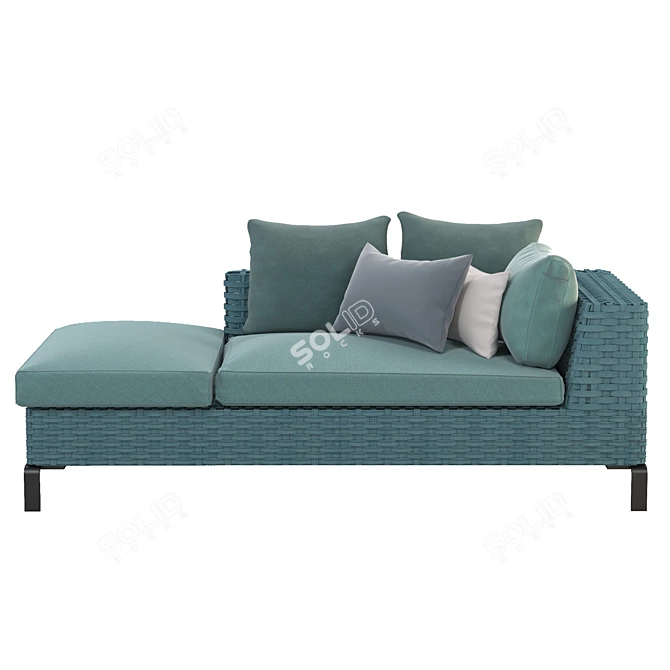 Italian Outdoor Elegance: Ray Sofa 3D model image 6