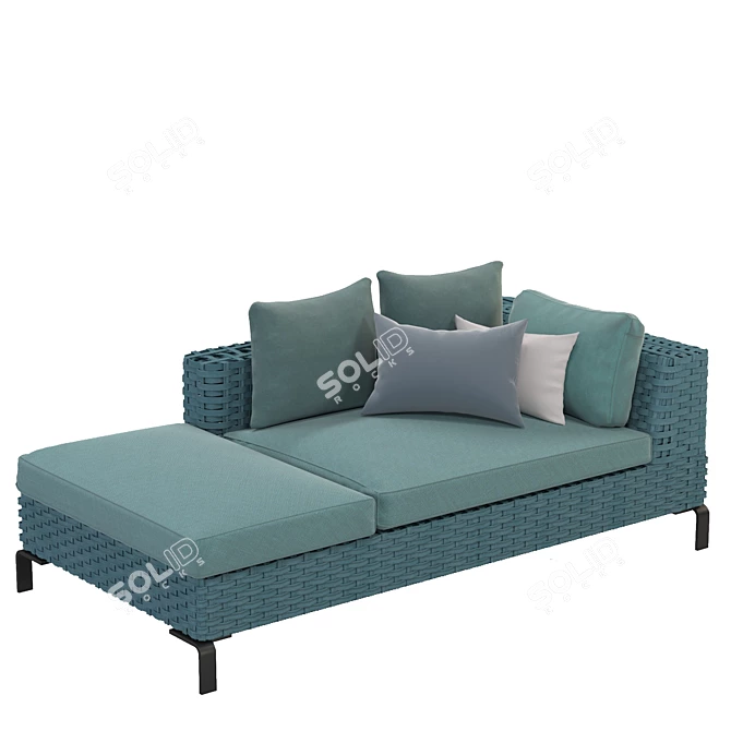 Italian Outdoor Elegance: Ray Sofa 3D model image 7