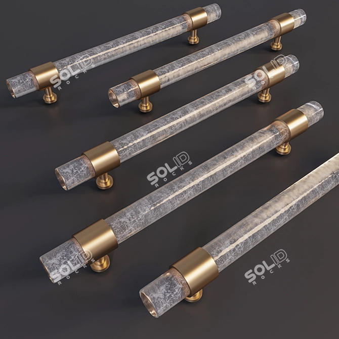 Crystal Handle-Bracket 3D model image 1